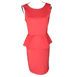 Spense Red Peplum Dress.  Size 6
